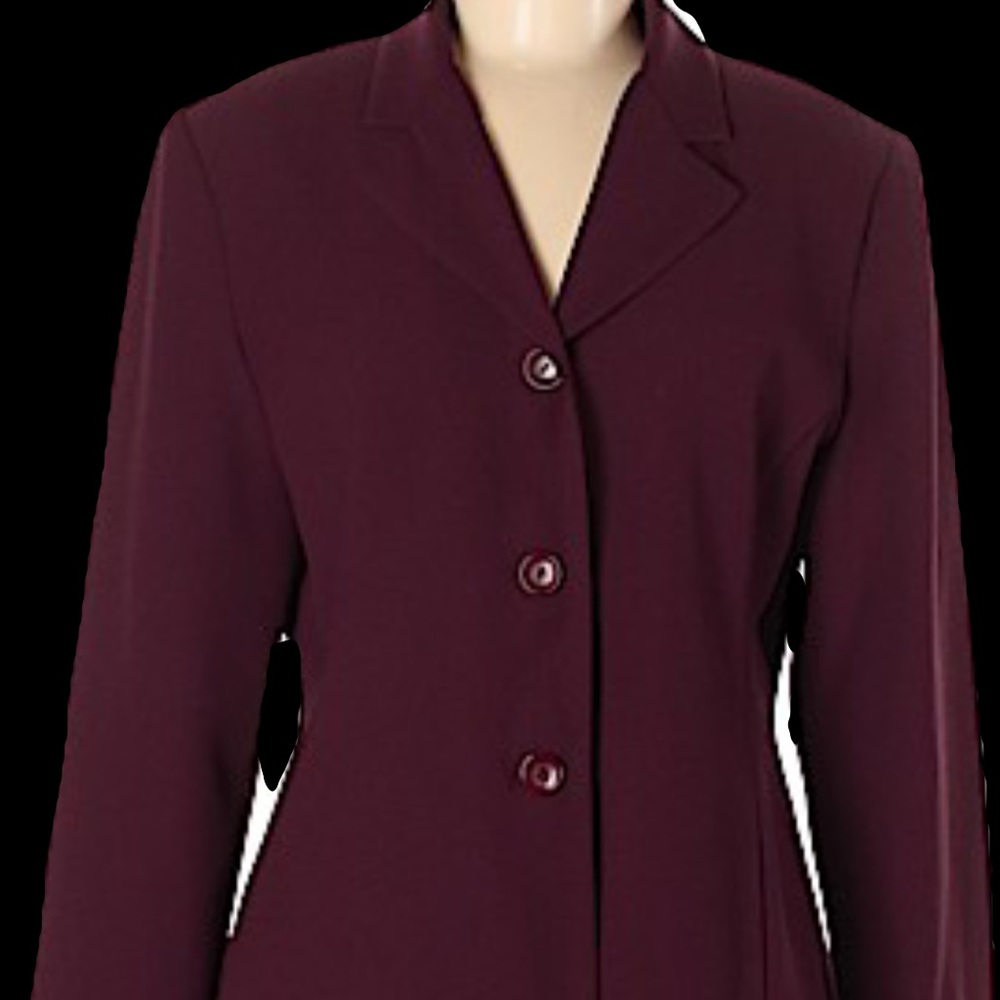 Burgundy Blazer